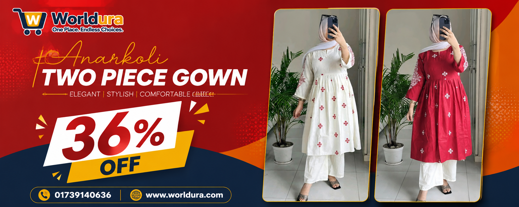 Gown 2pis